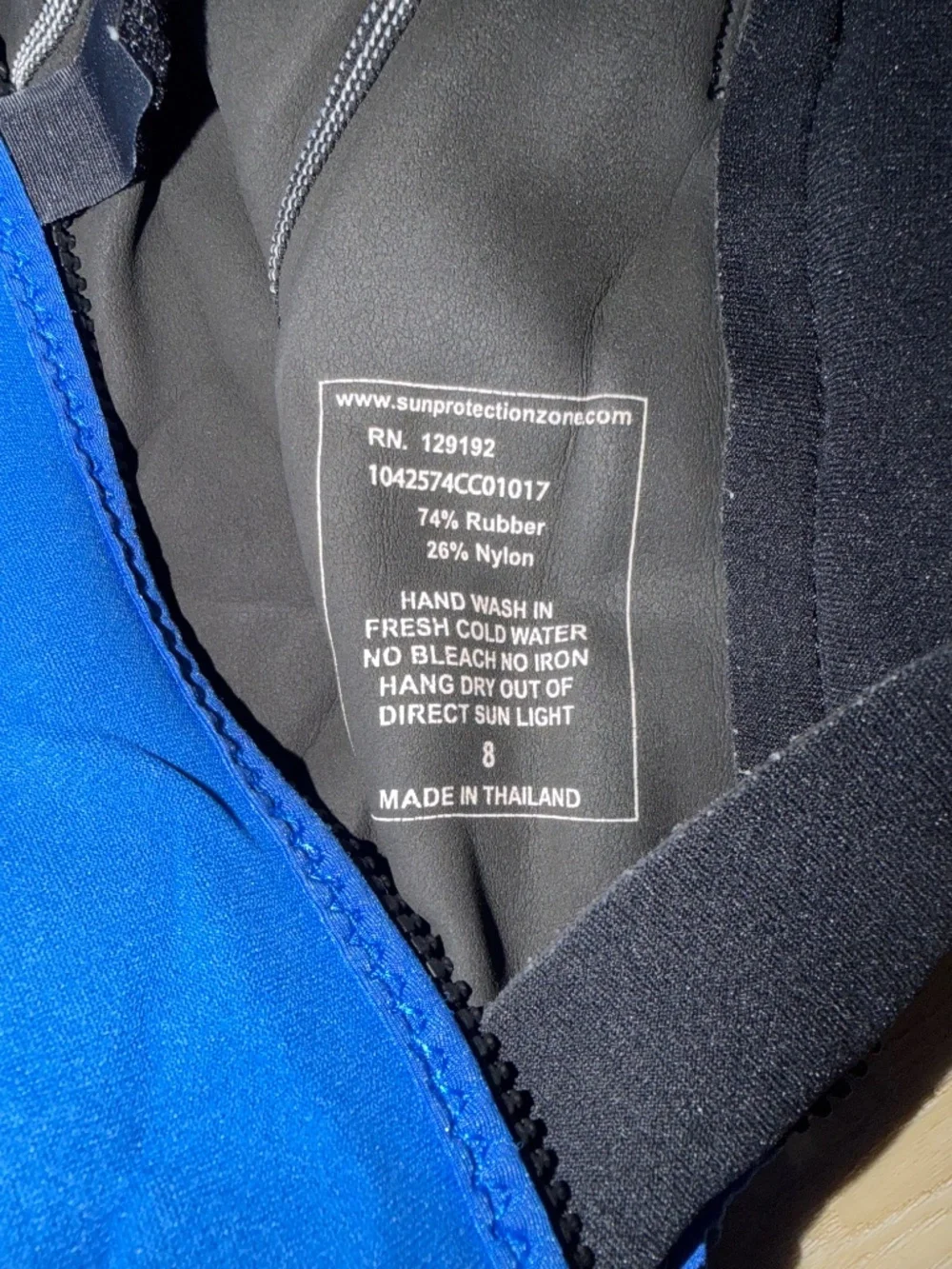 Wetsuit size 6
